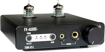 真空管アンプ シルバー ブラック 本格的真空管プリアンプ FX-AUDIO- 『TUBE-01J』を発売 | 新製品